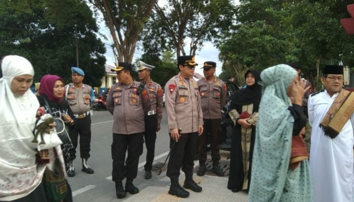 Kapolresta Palu Tinjau Lokasi Sholat ldul Adha