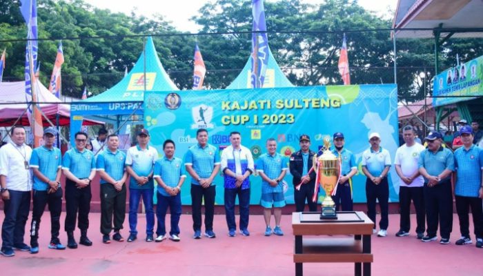 Danrem 132/Tdl Apresiasi Turnamen Tenis Lapangan Kajati Sulteng CUP I 2023