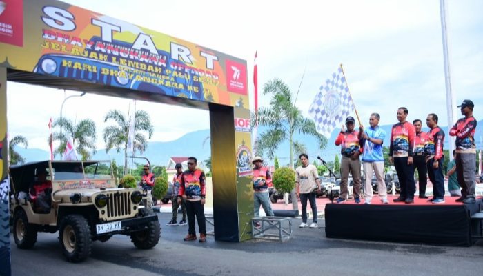 Korem 132/Tdl Dukung Bhayangkara OFF-ROAD Jelajah Lembah Palu